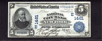 New York, NY Ch.#1461, 1902DB $5, The City NB of NY, 377638, Ch.AU [58]